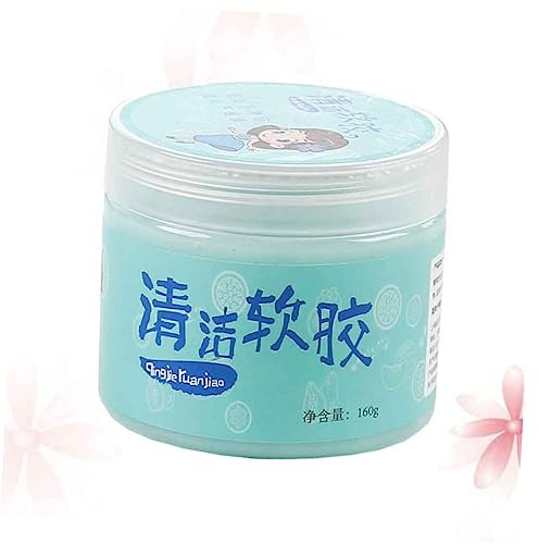 DIYEAH Gel Nettoyant Argile de Nettoyage pour Clavier Réutilisable en Gomme Végétale Léger pour Éliminer Poussière et Boue pour Bureau et Maison