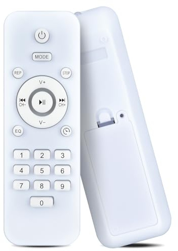 RYQIF Fernbedienung Kompatibel mit Klim Boombox B4 CD Player Portable Audio System KBB43