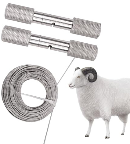 Goat Horn Saw Wire | Hand Wire Saw With Non Slip Handles For Goat And Sheep Goats | Multifunctional Saw For Farm, Garden, Camp