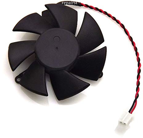 LFGOZSD 45 mm Durchmesser, Größe PLD05010S12L, GPU-Grafikkühler für MSI GT 1030 2G LP OCV1 für Kuroutoshikou 610 520 XFX R7-240