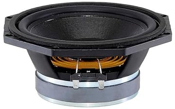 B&C Speakers 8FG51-8 8-inch Mid Bass Woofer Cone WP Waterproof Front Side 250 Wrms 500 Watt Peak Audio Speaker 8 ohm Ventilated 2 in. Voice Coil Gap