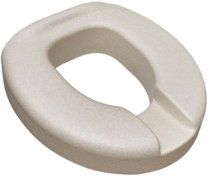 Fenteer Elevated Toilet Seat Universal Practical Waterproof Washable Comfortable for Elderly Cushion Toilet Seat Riser, Beige