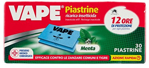 Vape, X 30 Ge/Me 5000- Pastillas Antimosquitos con Menta, Pack de 30