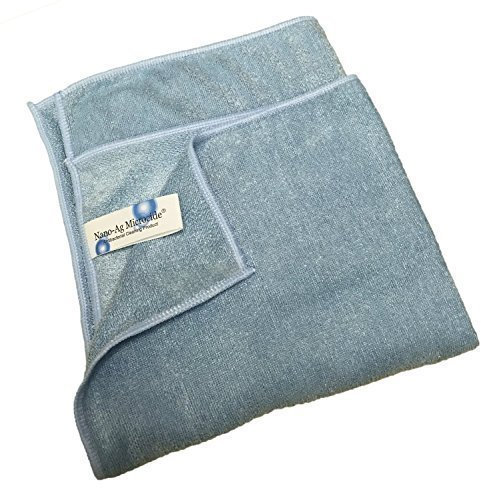 5 x Antibacterial Microfibre Cleaning Cloth with Nano-Ag Microcide Technology by Discounted Cleaning Supplies
