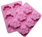 FantasyDay 2 Stück Weihnachten Pfote Silikon Backformen, Antihaftbeschichtet Silikon Kuchenform Muffinbackformen Brotbackform Backform Kasten für Muffin Kuchen Pudding - Hochwertige Silikonbackform