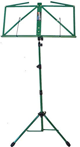 keepdrum MUS3GR Notenständer Grün mit personalisierter Gravur