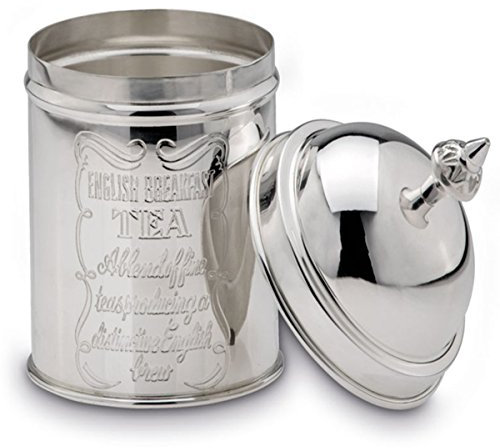 SILBERKANNE Teedose Ceylon Rund H 17cm Premium Silber Plated edel versilbert in Top Verarbeitung.