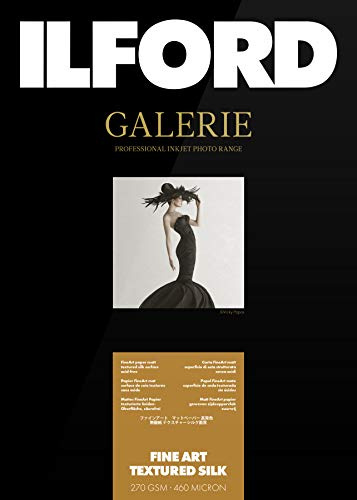 ILFORD Galerie FineArt Textured Silk 270 GSM 5x7 Zoll - 127 mm x 178 mm 50 Blatt