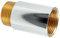 tecuro Hahnverlängerung 3/4 Zoll x 80 mm - nach Trinkwasserverordnung 50930-6, nach DIN 3523, Messing CW 617 N glanzverchromt