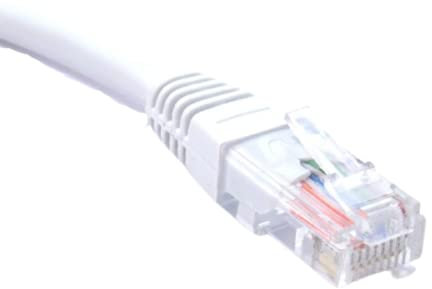 JAFSAL ONLINE 10m-20m Cat5e (enhanced) High Speed Ethernet Cable – Lan Network Cable with RJ45 Connector Lead – Ideal for Internet, Router, Modem, Smart TV, PC and Laptop – 20m White