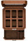 ROTHWELL 6 Fächer Uhrenbox aus Leder mit Stauraum für Herren – luxuriöses Uhrenetui, Display-Organizer, Micro-Wildleder-Futter, abschließbarer Herrenschmuck-Uhrenhalter, tan/brauntan