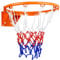 Aoneky Basketballkorb Φ45 cm mit mit Nylonnetz, 18mm massivem Stahlring, Basketballring Wandmontage für Garten Indoor-Outdoor-Basketballtraining
