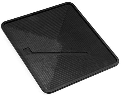 Delta Parts - Kennzeichenplatte Breeze Ghost Aluminium 180x200 mm – Platte für Kennzeichen in schwarz eloxiert 6mm Dicke - Ideal für Motorrad Kennzeichen - Universelle Kennzeichenhalterung Motorrad