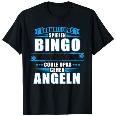 Cooler Angler Opa geht zum Angeln T-Shirt