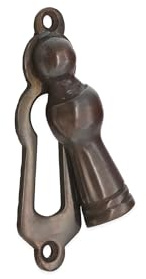 Copricapitola per serratura in ottone, nichel e finiture antiche (ottone anticato)