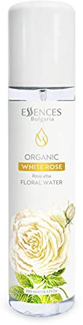 Essences Bulgaria Bio Weiße Rose 250ml | Rosa alba | 100% Rein und Natürlich | Erfrischendes Anti-Aging-Schönheitsspray | Alkoholfrei | Make-up-Entferner | Feuchtigkeitsspendend | Vegan