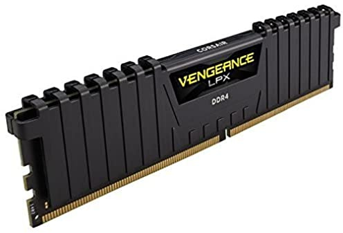 Corsair VENGEANCE LPX 16GB (2 x 8GB) DDR4 3600 (PC4-28800) C14 1.45V Desktop Memory - Black CMK16GX4M2C3600C14