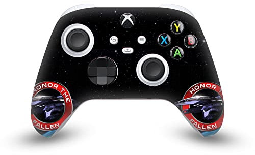 Head Case Designs Offiziell Offizielle EA Bioware Mass Effect Normandy SR1 Grafiken Vinyl Haut Gaming Aufkleber Abziehbild Abdeckung kompatibel mit Xbox Series X/S Controller