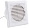 Randaco Badlüfter 100mm mit Nachlauf,Ventilator Abluft mit Rückstauklappe,Bad Lüfter für Badezimmer