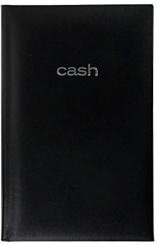 Mead Kassenbuch: 5 in. x 7-15/16 in. (Schwarz)