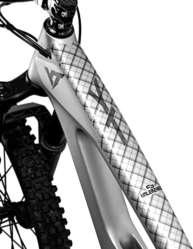 unleazhed Bike Protection BP01 GLÄNZEND | Rahmenschutzfolie für Fahrräder| Made in Germany| E-Mountainbikes | 33 -teiliges komplett Rahmenschutz-Set