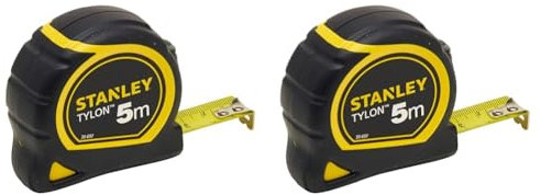 STANLEY 1-30-697 Flessometro Tylon, 5 m x 19 mm (Confezione da 2)