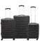 WENGER Hartgepäck Koffer-Set 3-teilig | Reise-Trolleys aus hochwertigem, robustem ABS Material | für Damen und Herren | 4 Rollen & Teleskopgriff | Amplar Serie