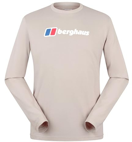 Berghaus Herren Big Logo Langarmshirt (1er Pack)