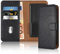 Cadorabo Klapphülle kompatibel mit LG Q6 / G6 Mini-Handyhülle mit Kartenfach, 360 Grad Schutzhülle zum klappen- Flip Case Book Cover PU Leder Handytasche klappbar SCHWARZ
