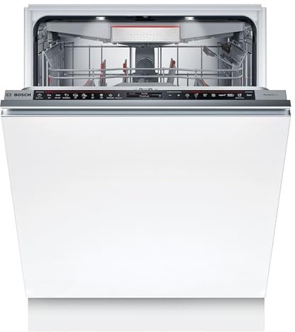 Bosch SBD8TCX04E, Serie 8, Smarter XXL-Geschirrspüler Vollintegriert 60 cm, Besteckschublade, Spülmaschine Made in Germany, Zeolith Trocknung, starke Reinigung, besonders Leise, Rackmatic, AquaStop