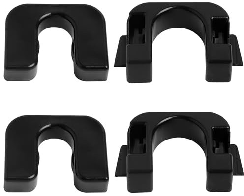 2 Pares 1539663 015532109E Clip Bandeja Maletero para Estante de Paquetes Compatible con Fiesta MK3 Mk7 Mk8 B-Max C-max