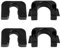 EuAcesry 2 Pairs 1539663 015532109E Parcel Shelf Clips Compatible with Ford Fiesta MK3 Mk7 Mk8 B-Max C-max, Boot Cover Holders for Various Models
