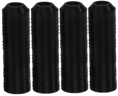 Angoily 4 Stück wasserdichte Kappe Für Den Luftfahrtkopf Sprinklerschlauchanschluss Sprinklerleitungskappe Tropfschlauch-reparaturset Gartenbewässerung Sprinkler Stecker Plastik Black