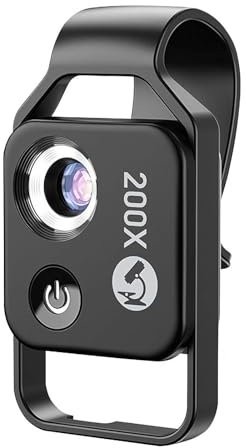 Nano Zoom 200x Lupa Teleobjetivo Teleobjetivo Lente Teleobjetivo Lente Teleobjetivo Accesorio Lente Macro Lente Macro Lente Para Exteriores (Negro MS002CBK con CPL)
