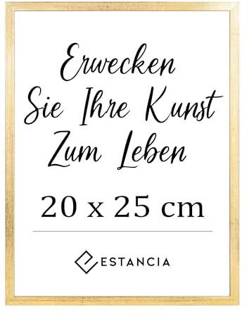 Estancia Bilderrahmen aus Eichen-Kiefernholz 20x25 cm mit Bruchsicherem Acrylglas | Moderner Holzbilderrahmen 20 x 25 cm