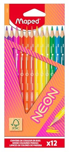 Maped - Buntstifte NEON FSC 100% x12- Schachtel