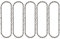 Yweller RAC270 Sägekette passend für Ryobi OPP1820,RPP182020,RY18CS20A0, RY18CS20A125,Oregon 90PX033E, 90SG033E, 90PX033X, 90JG033X kettensägenketten 20 cm 3/8'' 1,1 mm 33 TG 5 Stück