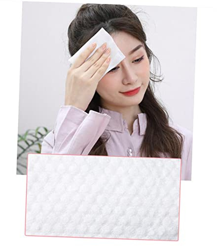 Happyyami Wet and Dry Towel Disposable Face Wipes Pack Extraction Towel for Home Travel Makeup Remover Pad Cleaning Face Tissue Random Style