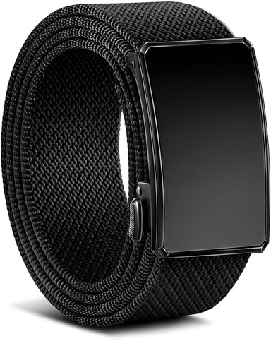 BULLIANT Gürtel Herren, Taktisch Gürtel Ratsche 35 mm,Größe Angepasst | Gürtel Stretch für Casual Jeans Golf Arbeit