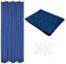 GX GARGIX Tenda Zanzariera telo mosche porta balcone finestre moschiera (Cap/Blu)