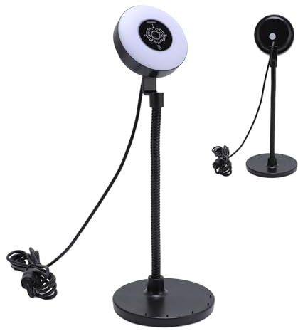 Fyearfly Webcam with Microphone, 5MP Webcam with 3 Lighting Modes Light Autofocus 2.0/3.0 USB Camera for Gaming PC Online Learning Streaming