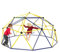 HOMASIS Ø 305cm Kletterkuppel mit Schaukel, Klettergerüst Kuppelform, Kuppel Kletterturm Spielplatz Outdoor Indoor, Kletterleiter bis 363 kg, Kinderklettern für 6 Kinder 3-10 Jahren (Neu Gelb+Blau)