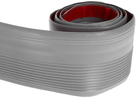 MAGICLULU Bande Antidérapante pour Escalier en Pvc Gris Protection D’angle 5 Cm X 2,5 Cm, Baguette de Finition Auto-adhésive pour Bordure D’escalier Sécurisée en Milieu Scolaire