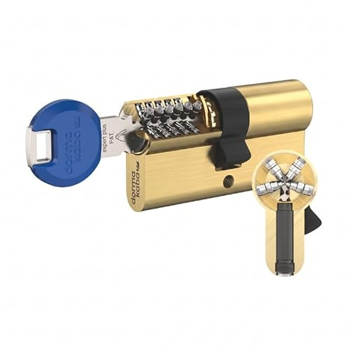 Cilindro Dormakaba Expert Plus LAM Doble embrague (Latón, 30x40)