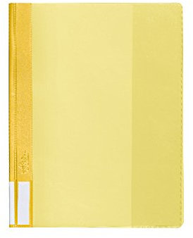 Schnellhefter überbr. A4 gelb DURABLE 2681 04 Duralux