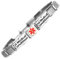 Custom Made two conditions Medical Alert Stainless Steel Bracelet