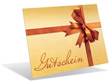 Premium Gutscheine als Klappkarten (10 Stück) mit rückseitiger Lasche verschließbar!