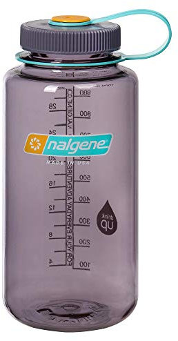 Nalgene 1 Litre Wide Mouth Tritan Water Bottle (Aubergine)