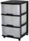 Curver Regalkorb, Plastik, Schwarz, 37 x 39 x 61
