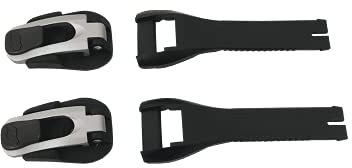 O'NEAL | Motorcycle Boot | Moto | Composto da: 2 pezzi. fibbie in metallo con inserto in plastica e 2 pezzi di cinturini con fibbia corti | Sierra Pro Boot Full Buckle Strap Kit | Adult | Silver